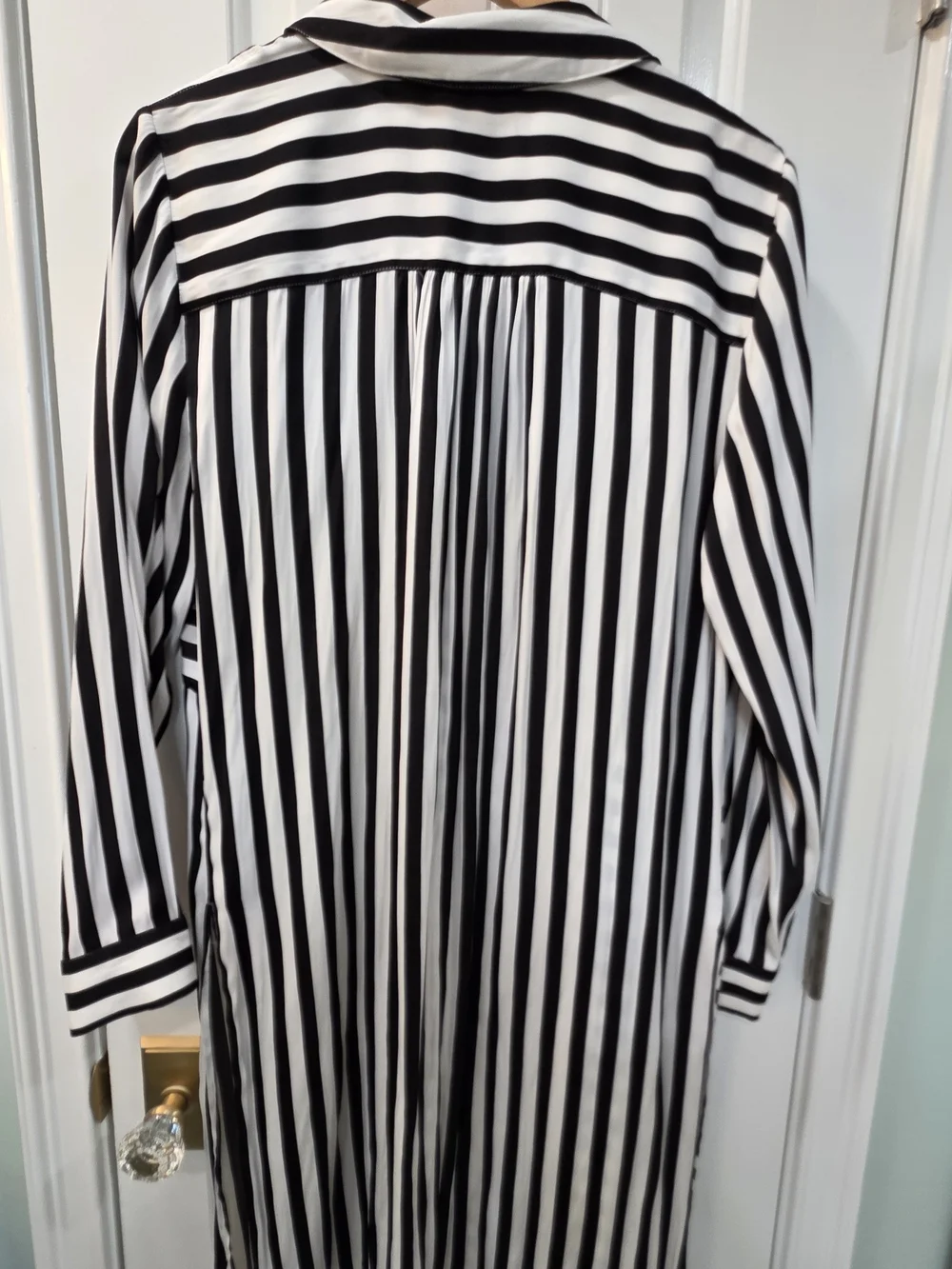 INC International Concepts Black and White Striped Tunic - Picture 8 of 11